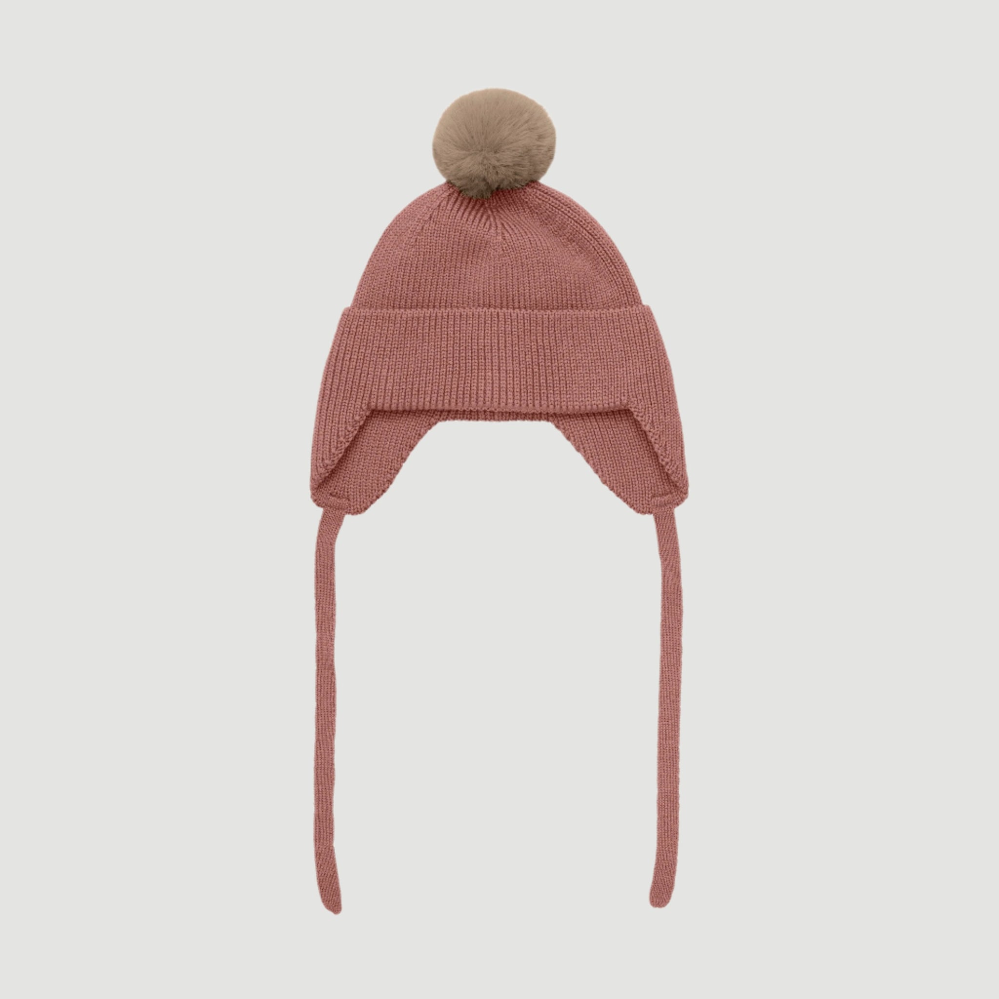 Merino wool knit cap En Fant 