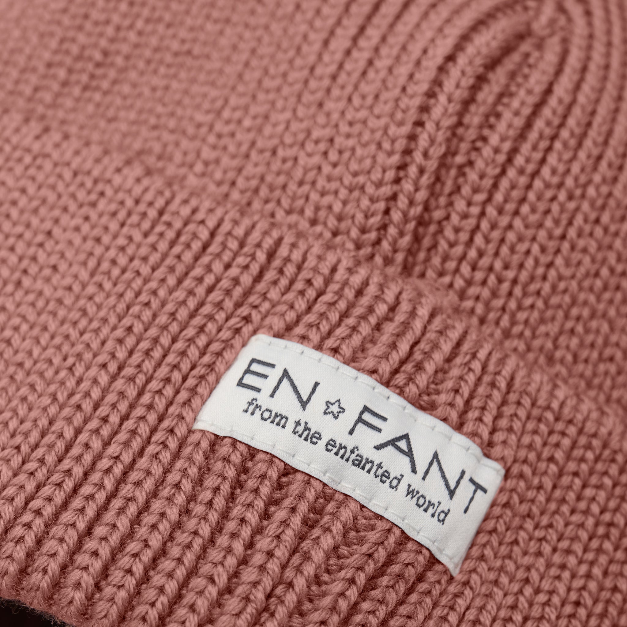 Merino wool knit cap En Fant 