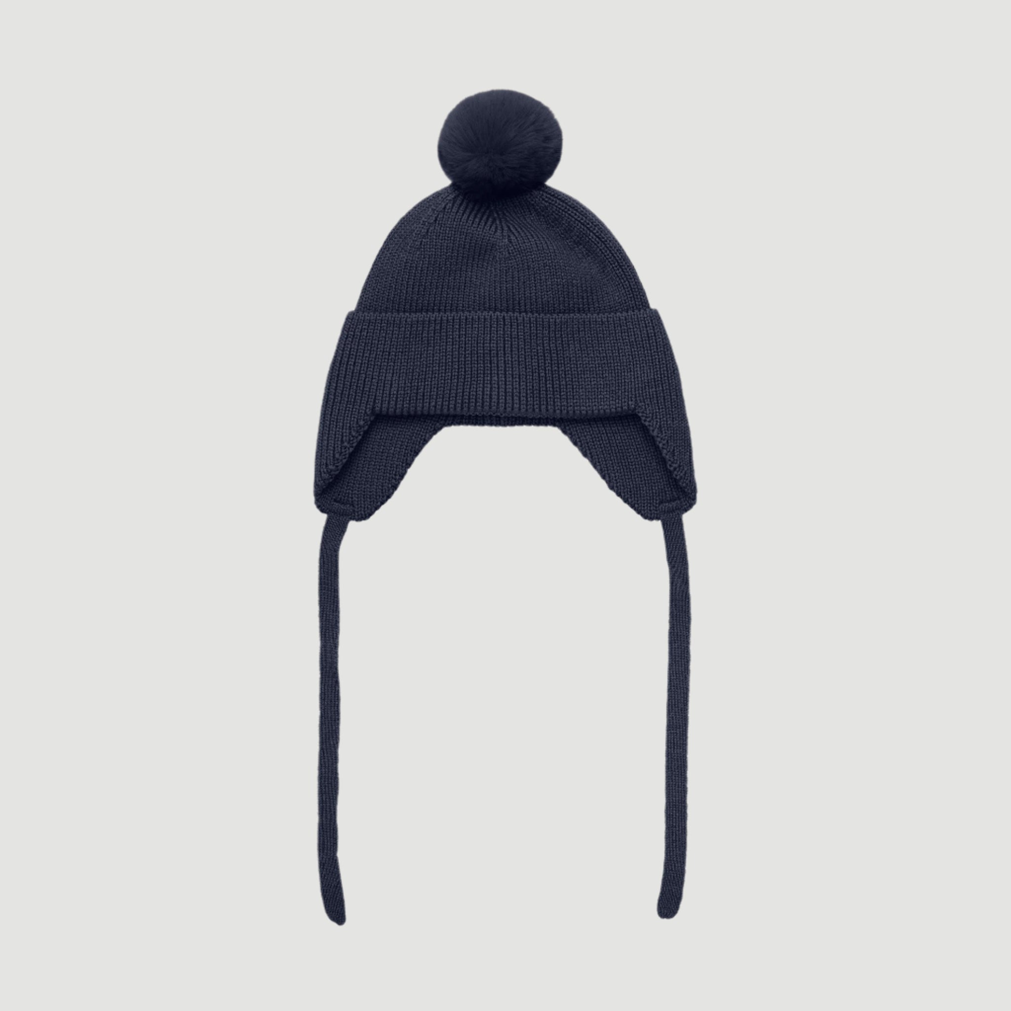 Merino wool knit cap En Fant 