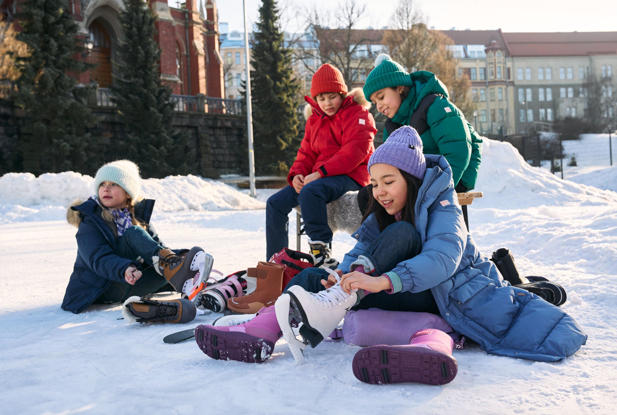 Puchowa parka zimowa Reima Serkkula