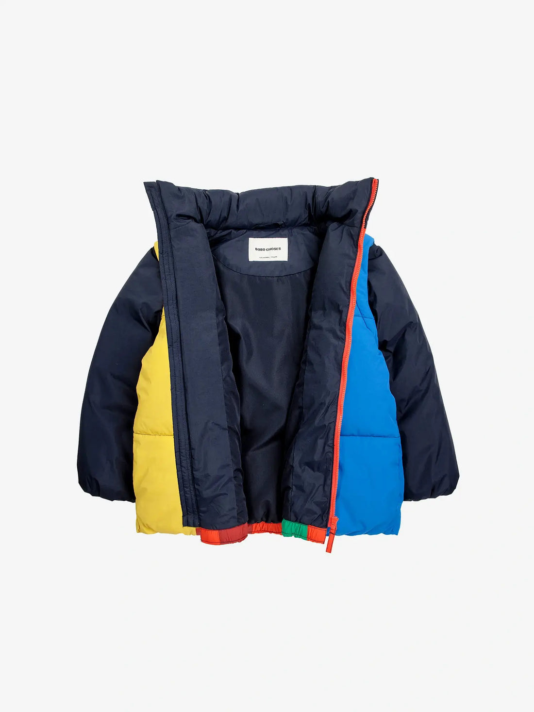 Bobo Choses - Color Block Padded Detachable Sleeve Jacket 