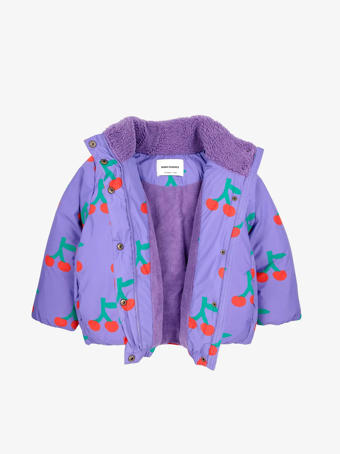 Bobo Choses - kurtka puchowa Bobo Cherry all over anorak