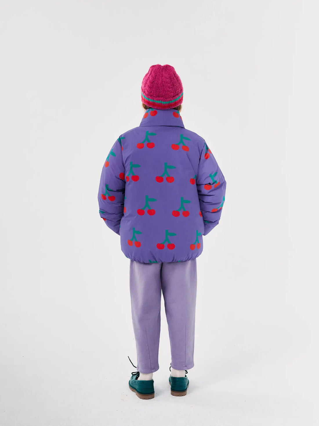 Bobo Choses - kurtka puchowa Bobo Cherry all over anorak