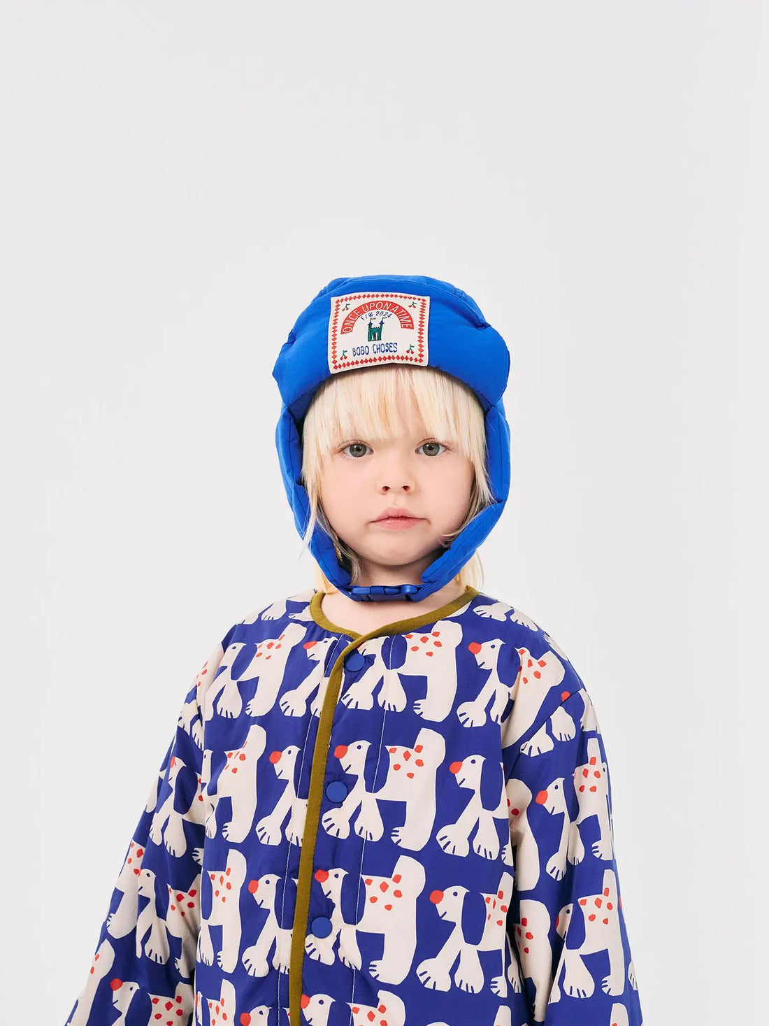 Bobo choses - puchowa czapka uszatka B.C padded chapka