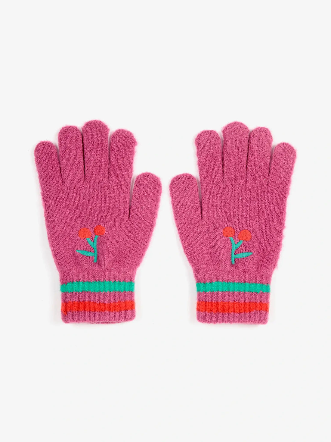 Bobo Choses - rękawiczki dzianinowe Cherry knitted gloves