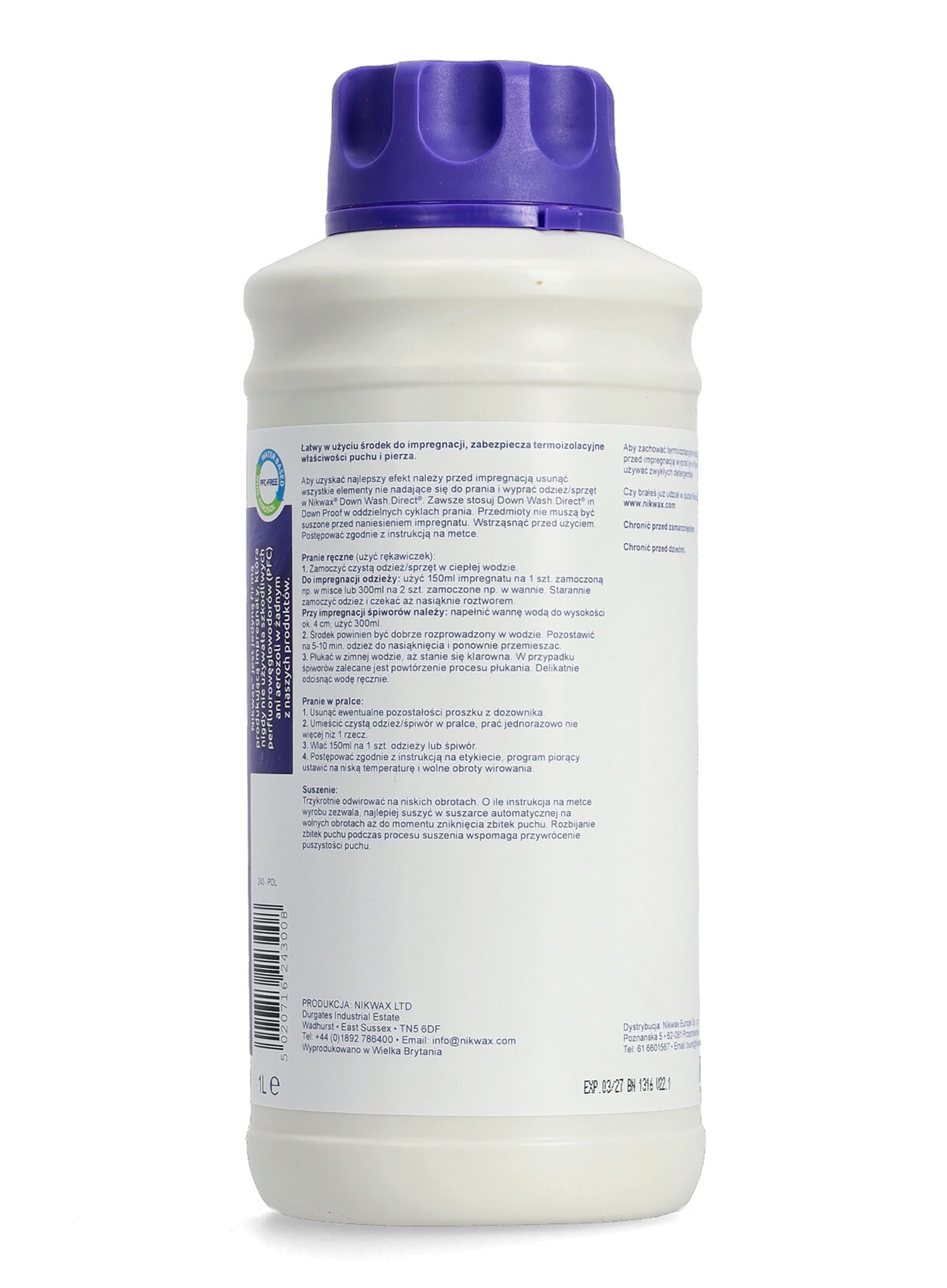 Nikwax Down Proof® - waterproofing agent for down clothing 300ml