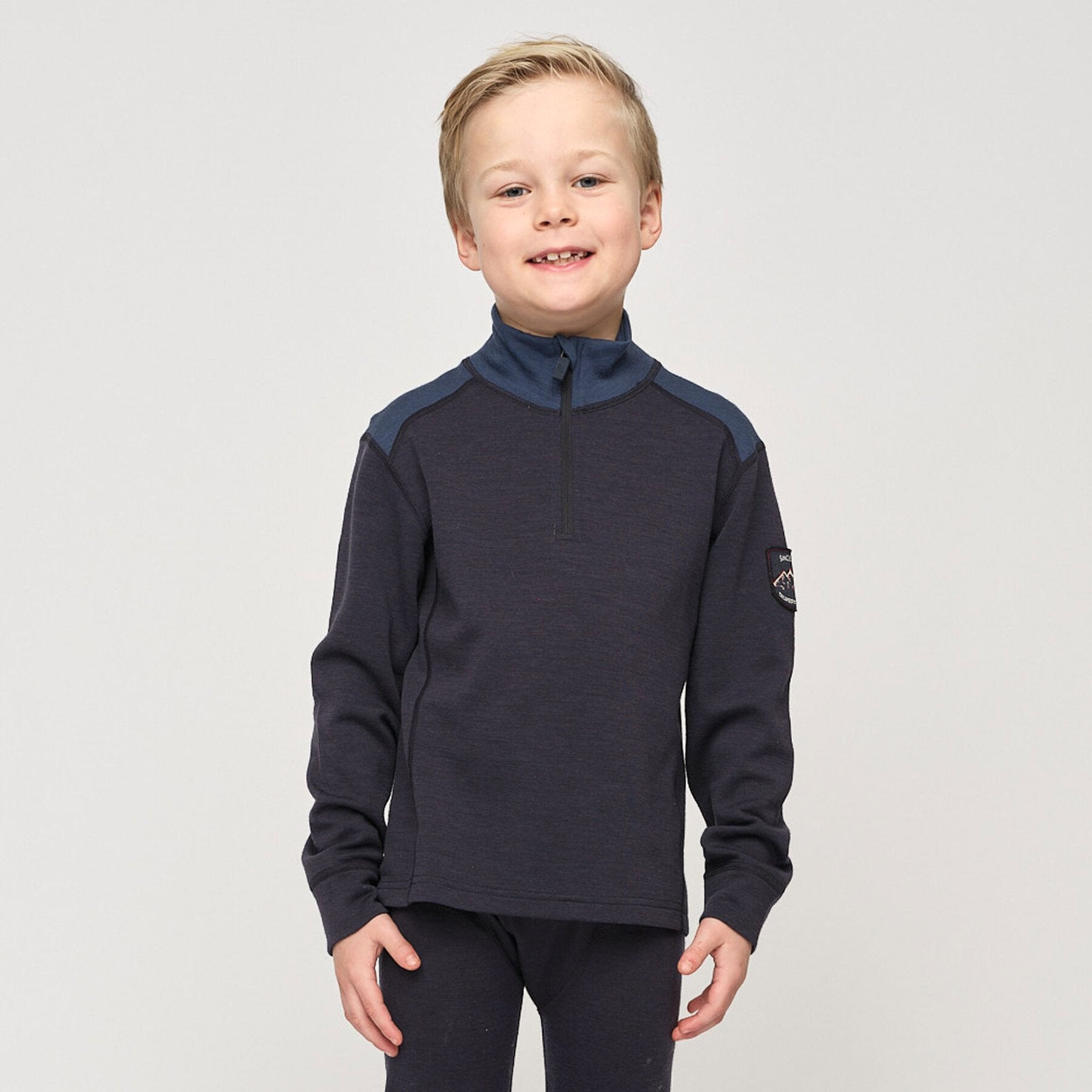 Bluza merino Skogstad Huldal Half-zip