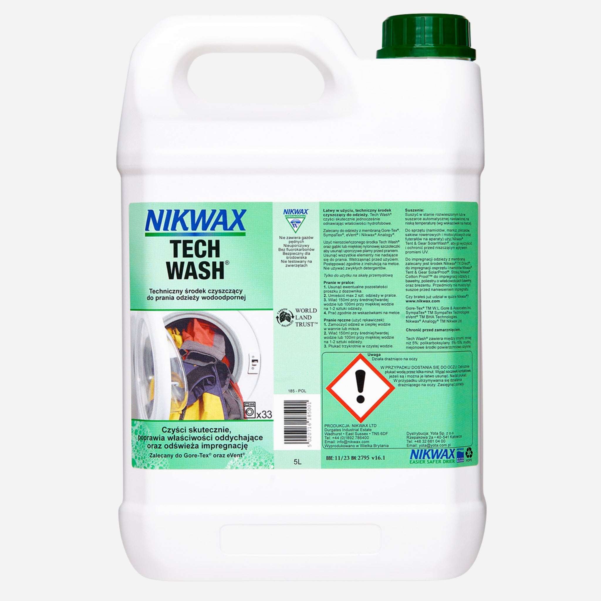 Nikwax - Tech Wash® membrane laundry detergent 5 Liters